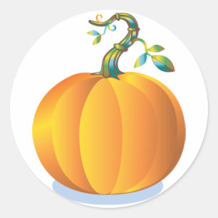 Personalizable Pumpkin Sticker