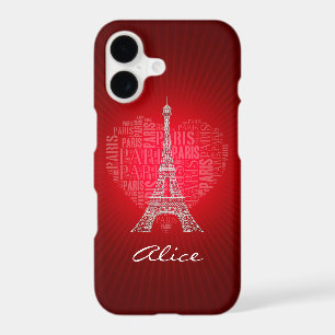 Personalizable Red Love Paris