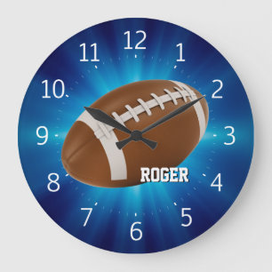 Personalizable Rugby Wall Clock