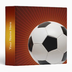 Personalizable Soccer   Football Binder