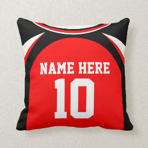 Personalizable Soccer Jersey Lumbar/Throw Pillow