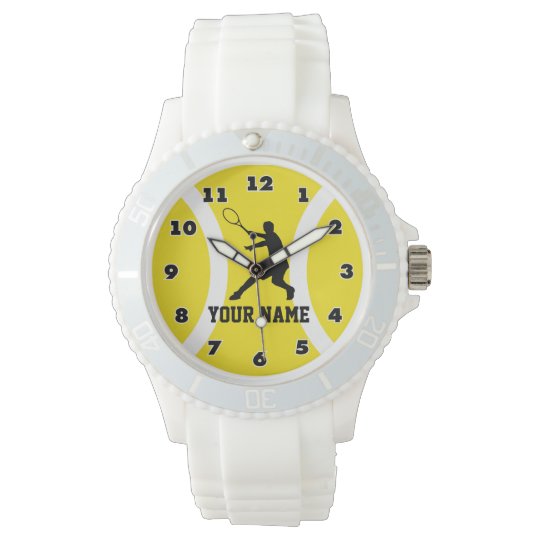 Personalizable sporty watch for tennis players
