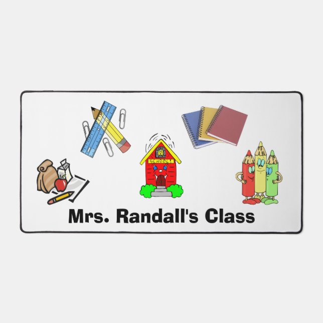 Personalizable Teacher Desk Mat (Front)