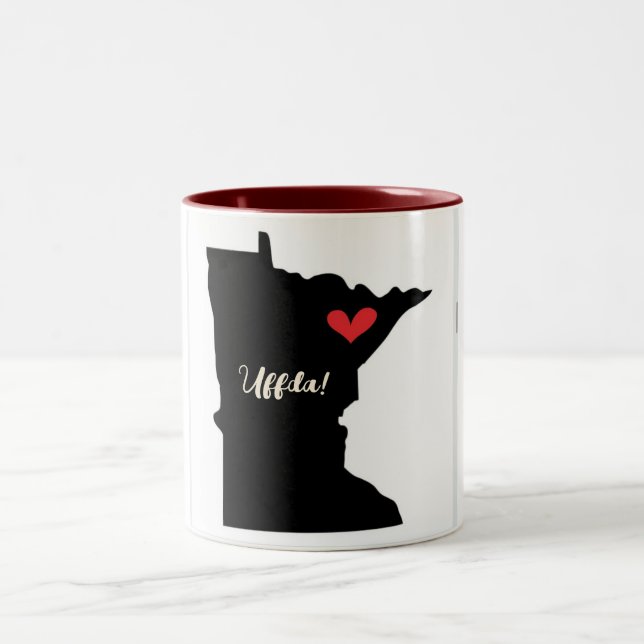 Personalizable Two-Toned Coffee Mug Minnesota  (Center)