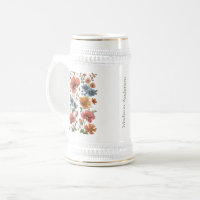 Personalizada Vintage Botanical Poppies