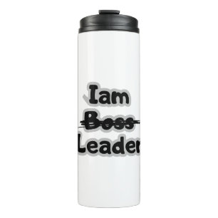 Personalization iam leader not boos thermal tumbler