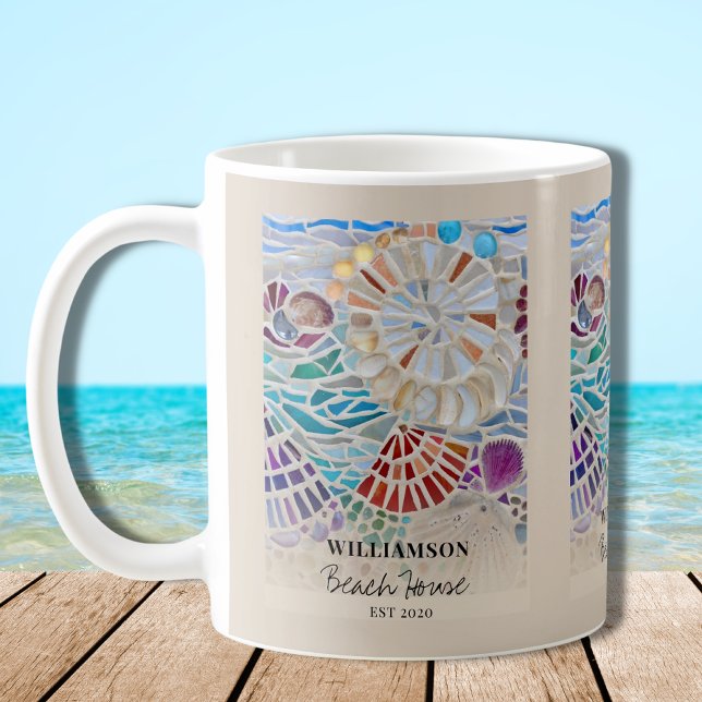 Personalizd Beach House Coffee Mug (Creator Uploaded)