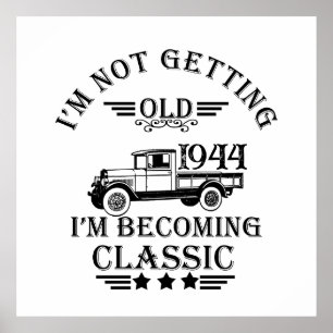 Personalizd eighty vintage 80th birthday party poster