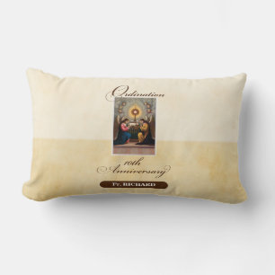 Personalize, 10th Ordination Anniversary Angels Lumbar Pillow