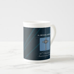 Personalize, 10th Ordination Anniversary of Priest Bone China Mug