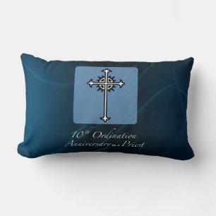 Personalize, 10th Ordination Anniversary of Priest Lumbar Pillow
