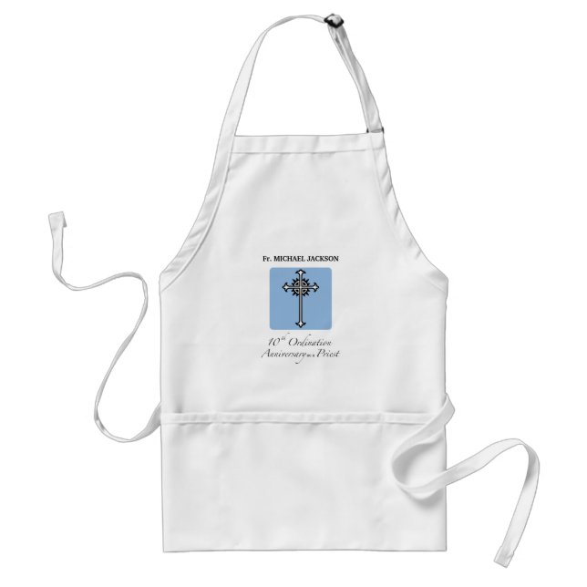 Personalize, 10th Ordination Anniversary of Priest Standard Apron (Front)