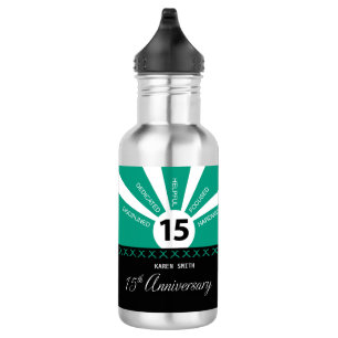 Personalize, 15th Yr Employee Business Anniversary 532 Ml Water Bottle