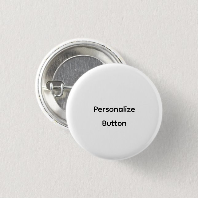 Personalize  1 inch round button (Front & Back)