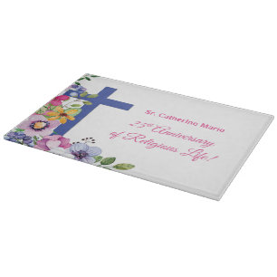Personalize, 25th Anniversary Nun Religious Life Cutting Board