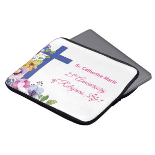 Personalize, 25th Anniversary Nun Religious Life Laptop Sleeve