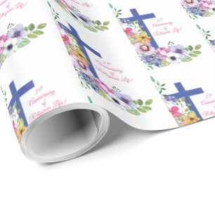 Personalize, 25th Anniversary Nun Religious Life Wrapping Paper
