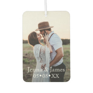 Personalize 2 Photo Make it Unique Anniversary Air Freshener