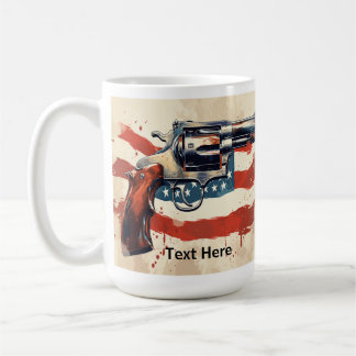 Personalize 2nd Amendment Coffee Mug USA Flag