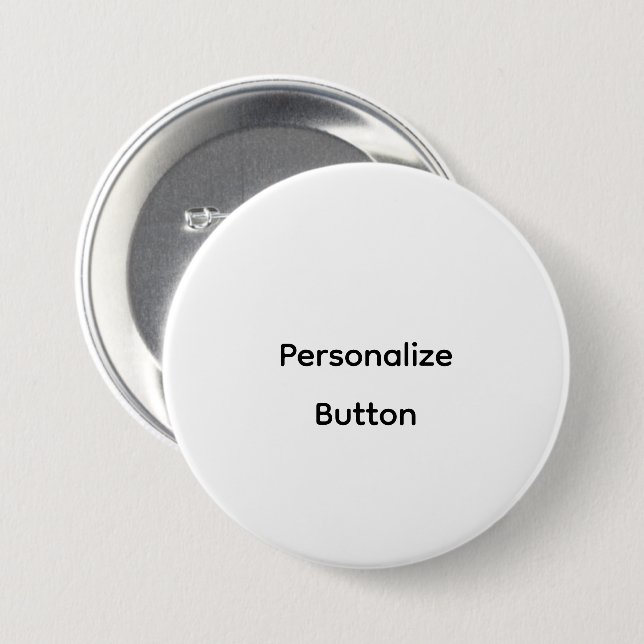 Personalize 3 inch round button (Front & Back)