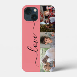 Personalize 3 photo and text iPhone 13 mini case