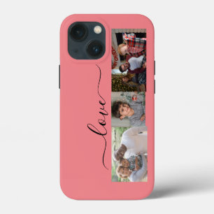 Personalize 3 photo and text iPhone 13 mini case