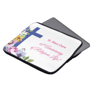 Personalize, 40th Anniversary Nun Religious Life Laptop Sleeve