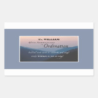 Personalize 40th Anniversary Ordination Congrats
