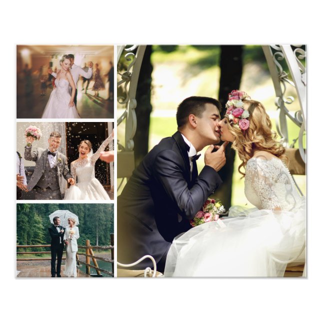 Personalize 4 Custom Photo Collage (Front)