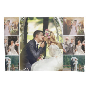 Personalize 4 Custom Photo Collage Pillowcase