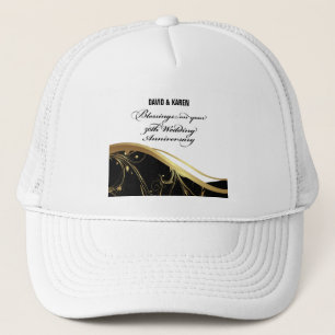 Personalize, 50th Wedding Anniversary Religious Trucker Hat