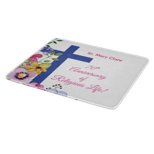 Personalize, 70th Anniversary Nun Religious Life Cutting Board