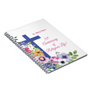 Personalize, 70th Anniversary Nun Religious Life Notebook
