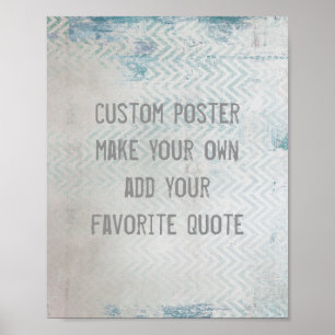 personalize a custom poster add a favourite quote
