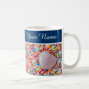 Personalize a delicious sugar sprinkles mug! coffee mug
