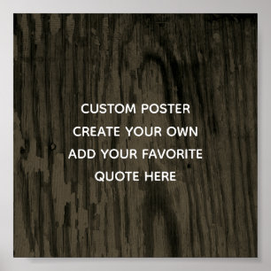 personalize a poster add your own custom quote