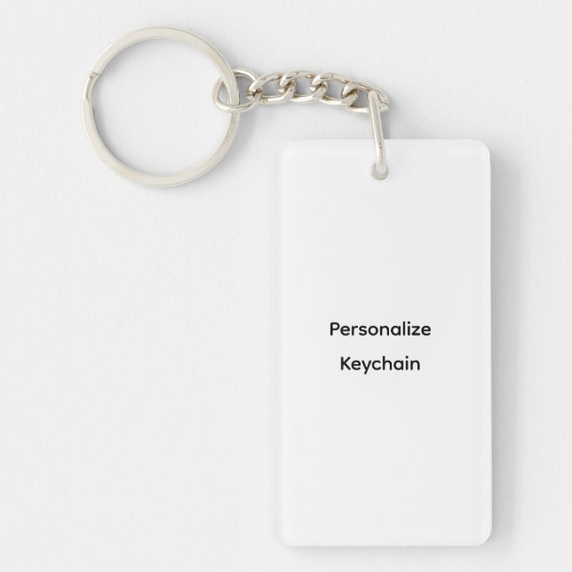 Personalize Acrylic Keychain (Front)