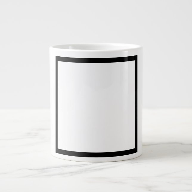 Personalize Add A Photo Frame Large Coffee Mug (Front)