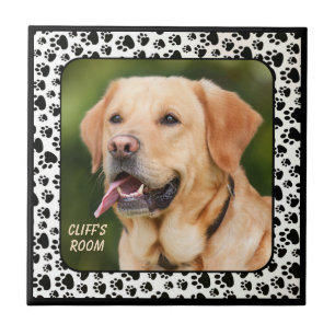 PERSONALIZE ADD PETS PHOTO  CERAMIC TILE