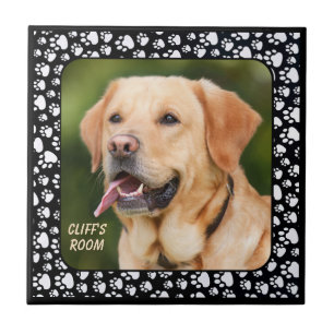 PERSONALIZE ADD PETS PHOTO  CERAMIC TILE