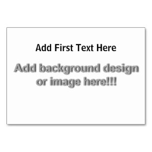 (Personalize) Add "Your" personal touch. 2 sided Table Number