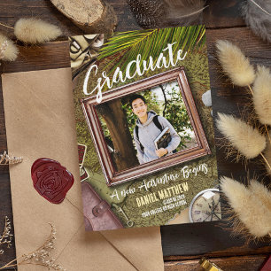 Personalize Adventurer Graduation Announcement