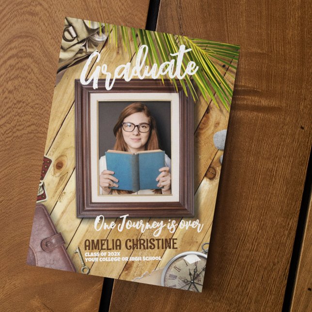 Personalize Adventurer Graduation Announcement (Creator Uploaded)