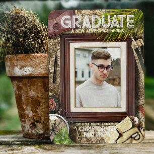 Personalize Adventurer Graduation Announcements