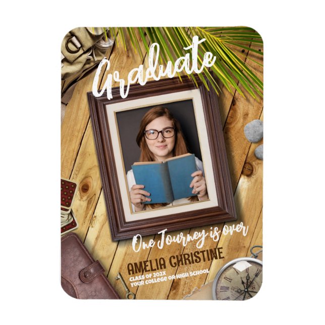 Personalize Adventurer Graduation Magnet (Vertical)