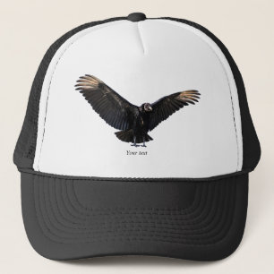 Personalize American black vulture photography  Trucker Hat