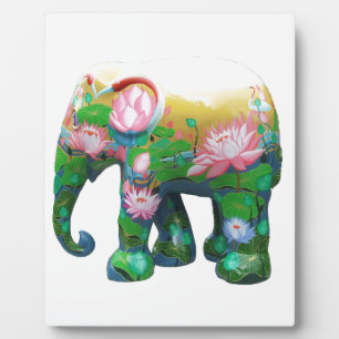 Personalize Animal Safari Jungle Africa Flowers Plaque
