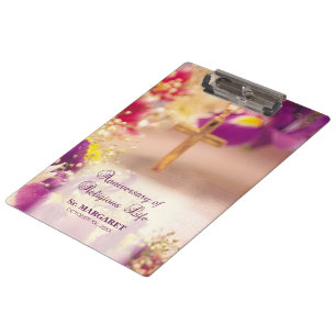 Personalize, Anniversary Religious Life, Nun Clipboard