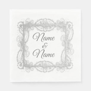 Personalize Anniversary, Wedding, Special Occasion Napkin