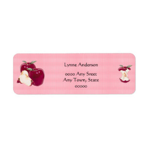 Personalize Apple return address